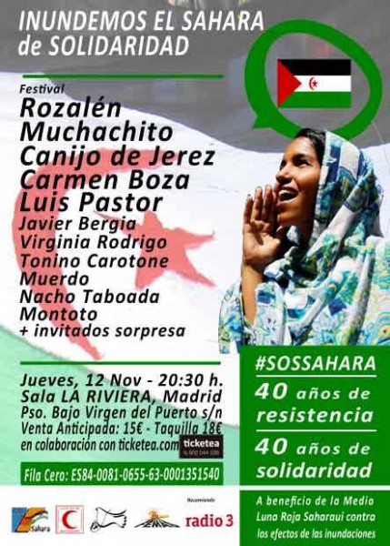 Jueves, 12 de noviembre 2015, Sala La Rivera, Madrid.