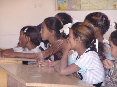 Niños en escuela saharaui